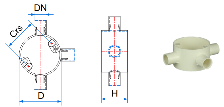Hộp nối 3 đường 