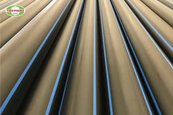 Bề mặt ống nhựa HDPE Tiền Phong chính hãng