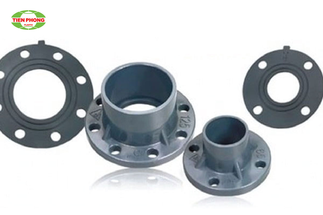mặt bích nhựa upvc nối ống Tiền Phong