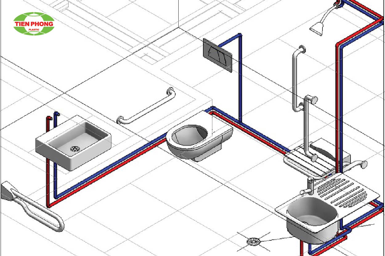 Bản đồ tổng thể lắp đặt đường ống nước