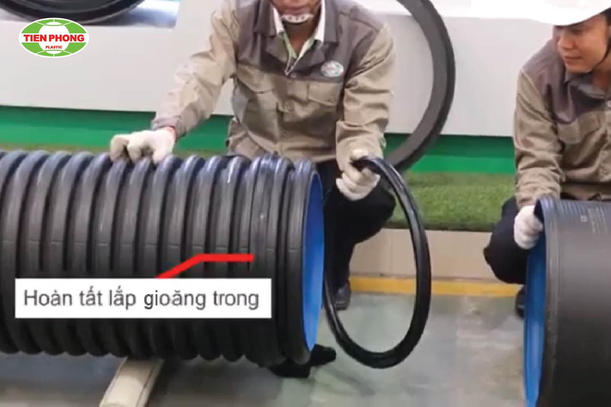 lắp gioăng ghép ống