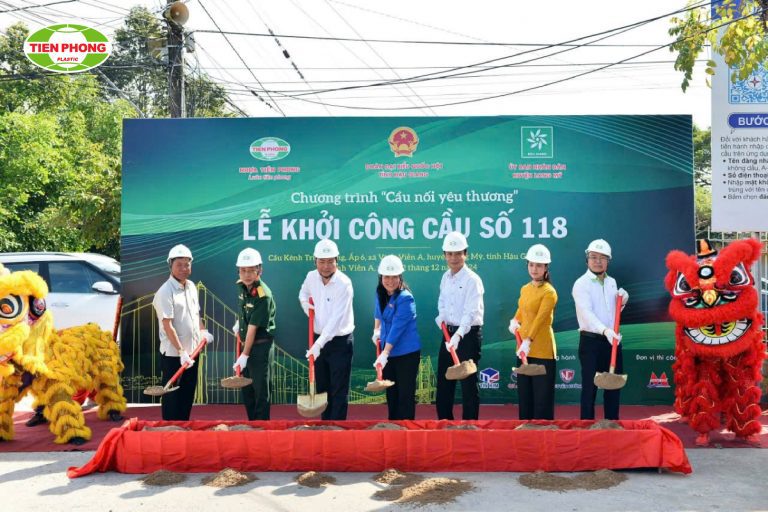 khởi công xây dựng cầu nối yêu thương