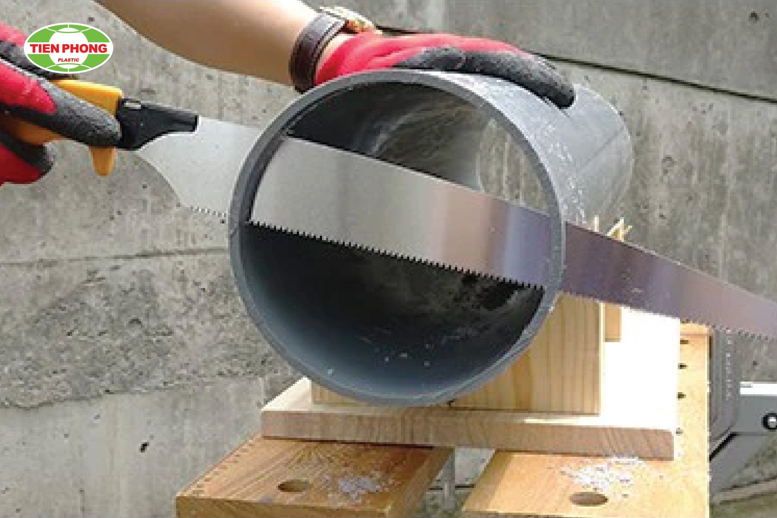 Cắt ống PVC-U đúng kích thước