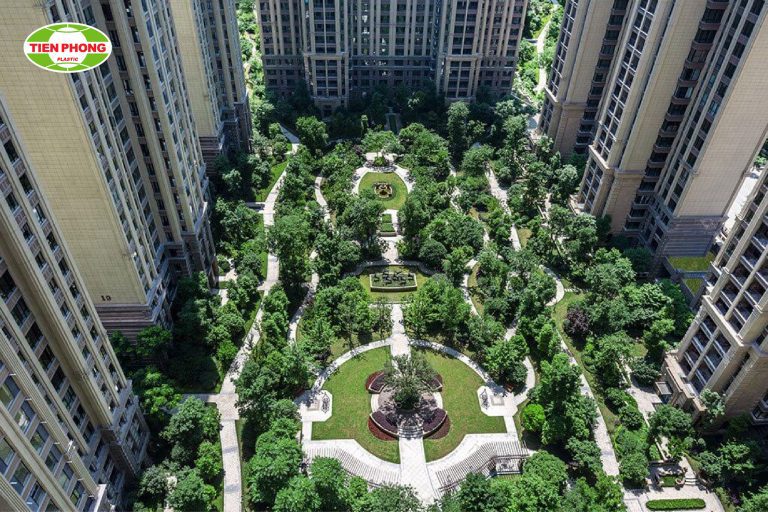 khu chung cư hiện đại