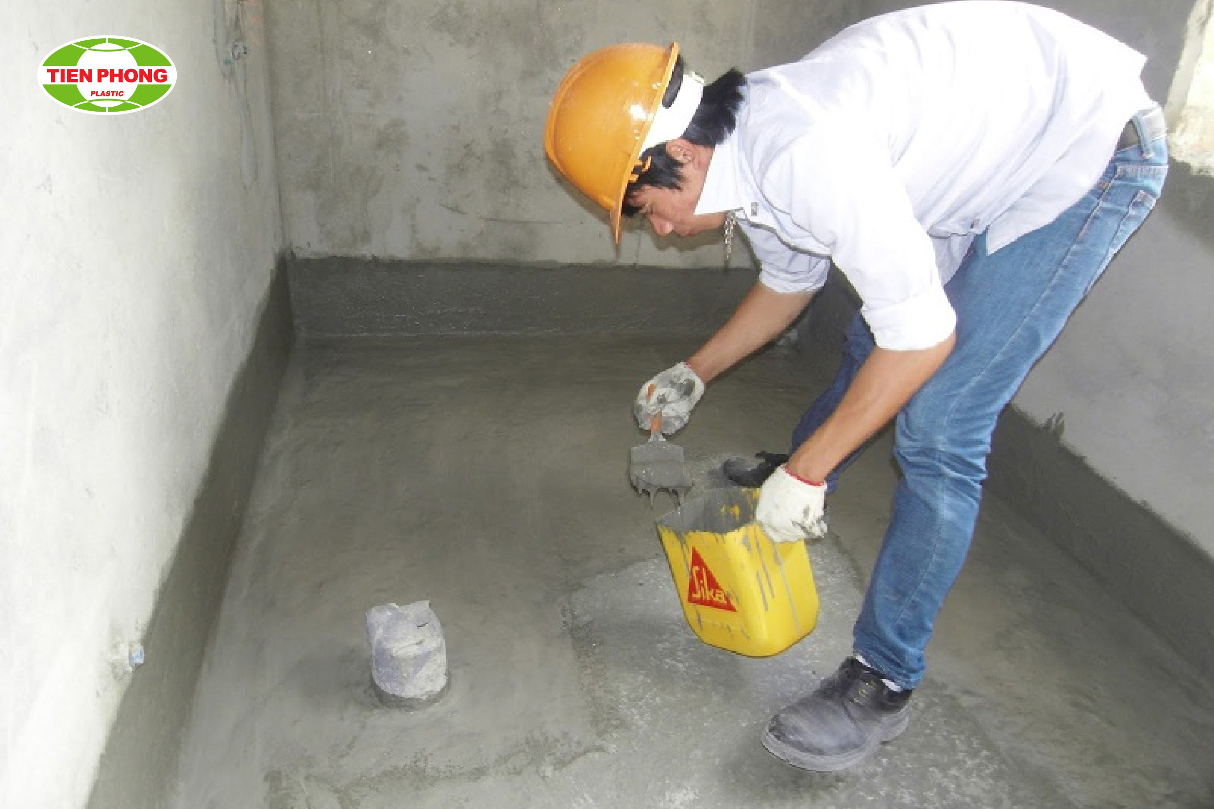 Thi công lớp chống thấm nhà vệ sinh