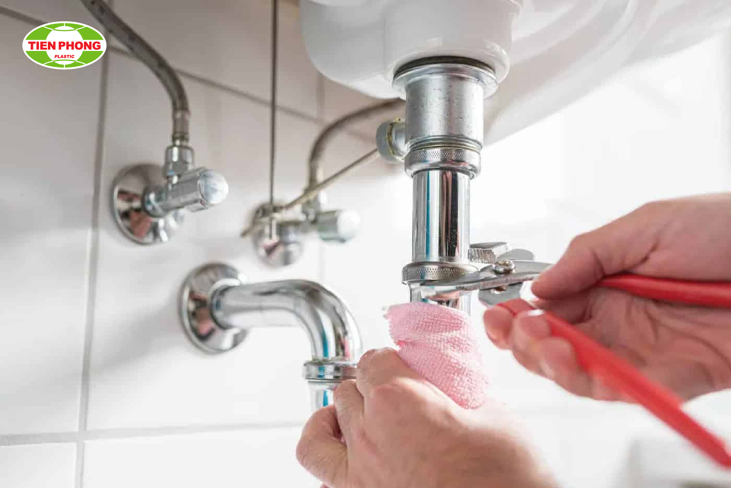 Lắp đường ống bồn rửa mặt