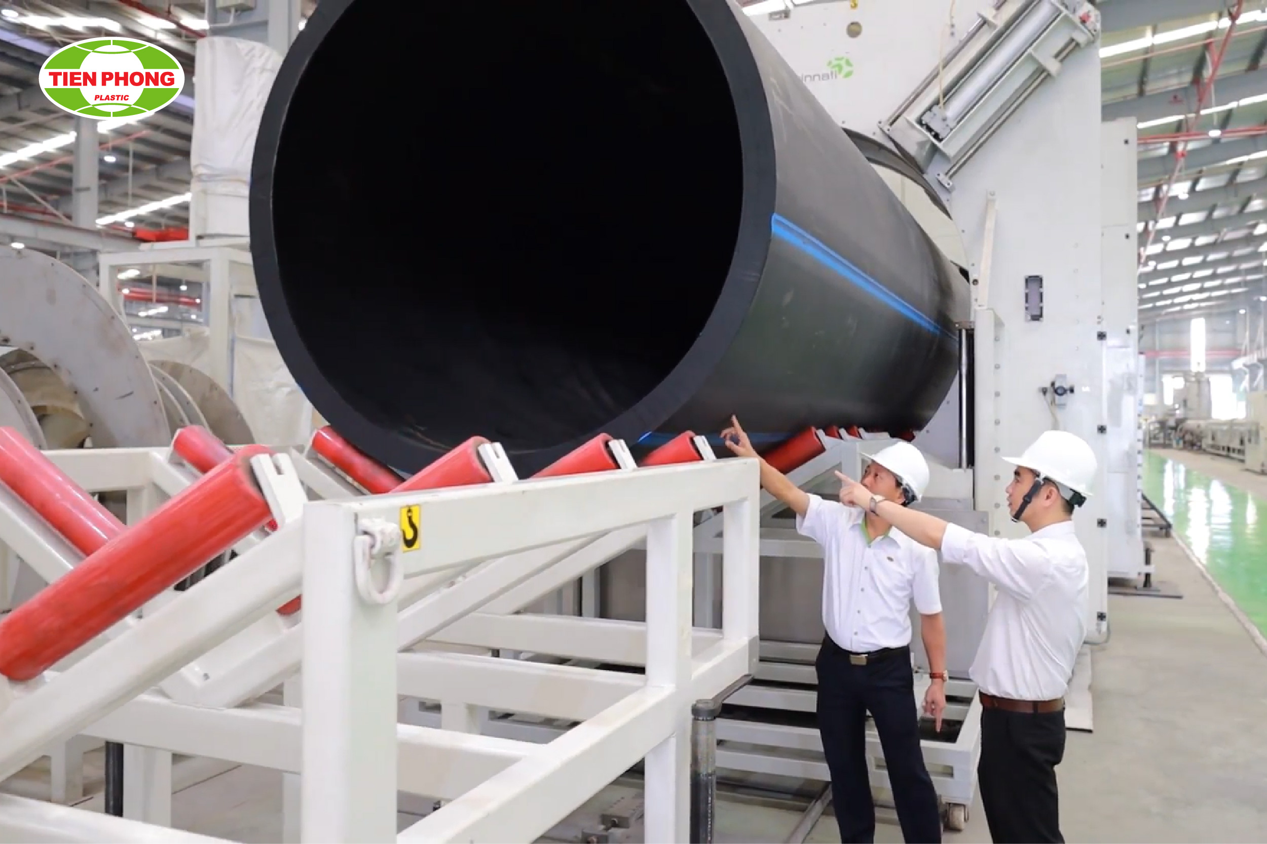 Ống nhựa HDPE Tiền Phong đường kính lớn