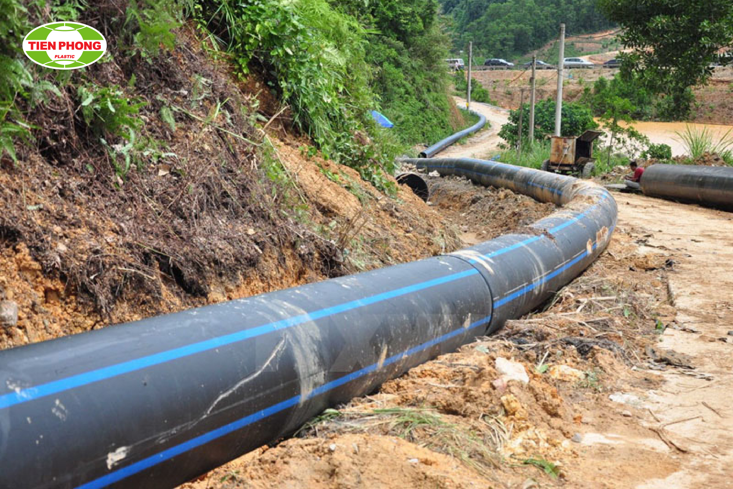 Ống HDPE trong xử lý, dẫn bùn thải