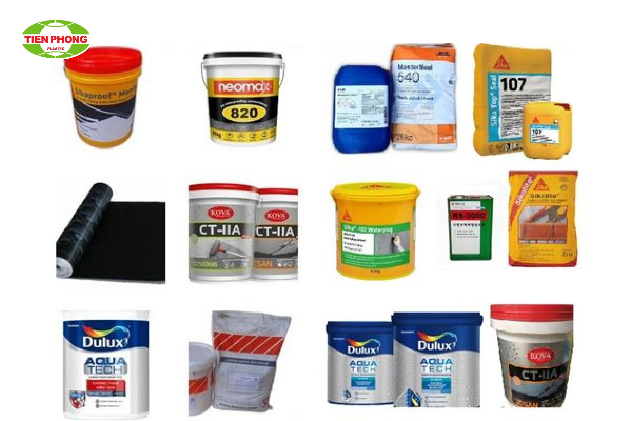 Các vật liệu chống thấm thoát nước