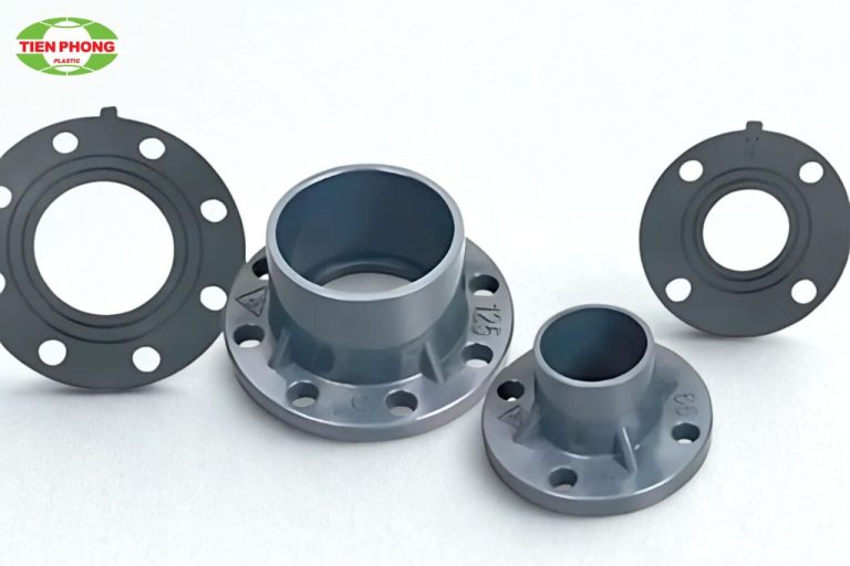 mặt bích ống nhựa D400 Tiền Phong