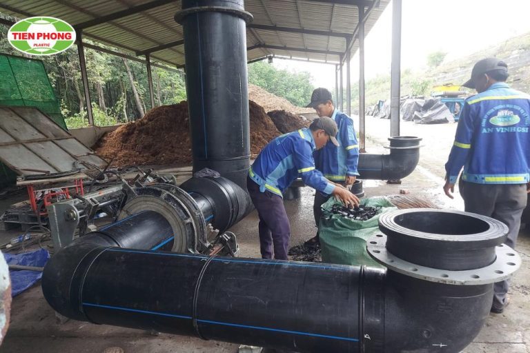 mặt bích ống nhựa HDPE Tiền Phong