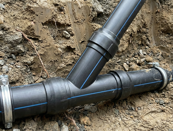 Ứng dụng ba chạc 45° chuyển bậc HDPE