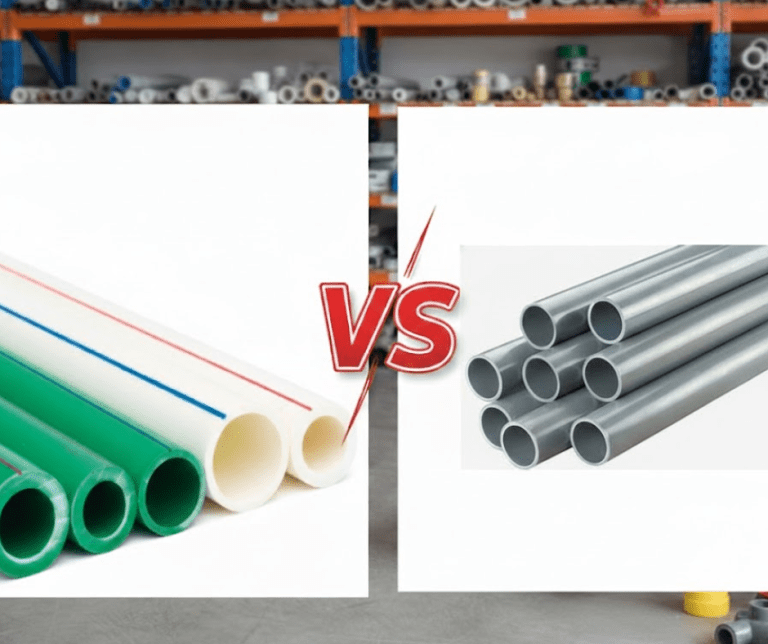 So sánh sự khác biệt giữa ống PVC-U và ống PP-R