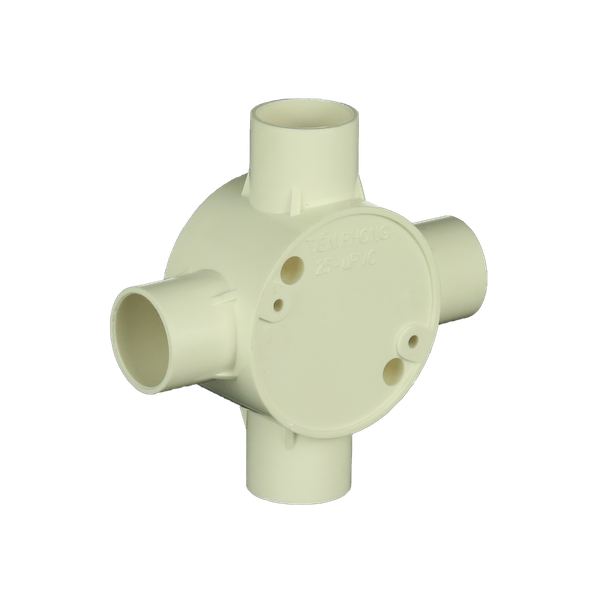 hộp nối 4 đường pvc-u