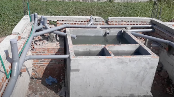 Tính toán kích thước bể phốt gia đình 4 người