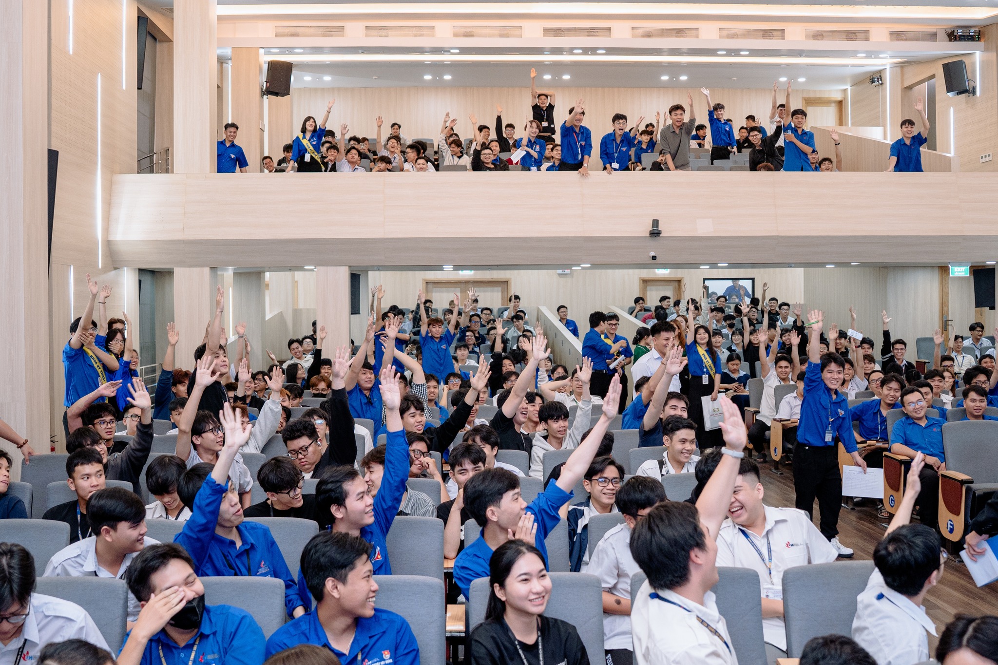 Sự tham gia chủ động của sinh viên tạo nên không khí học thuật sôi nổi và giàu tính kết nối tại Univers Tour Tiền Phong Nam