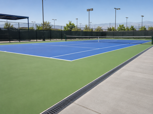 Kỹ thuật thiết kế hệ thống thoát nước cho sân tennis