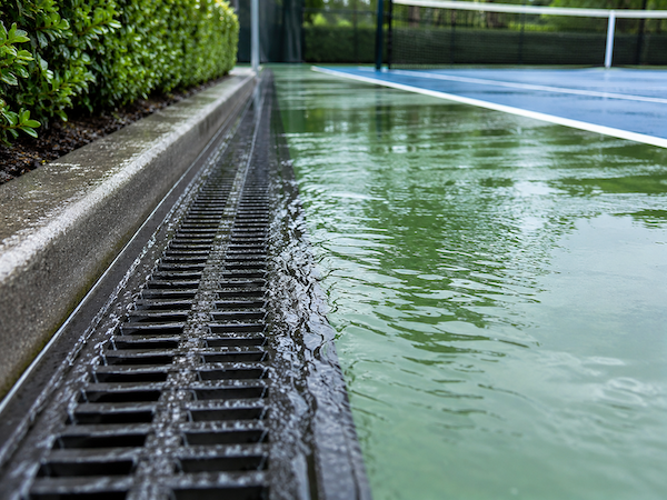 Vì sao hệ thống thoát nước cho sân tennis đặc biệt quan trọng?