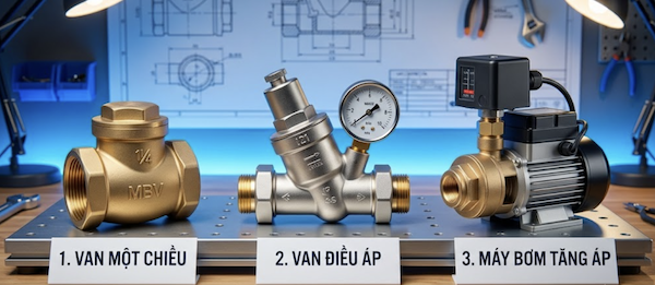 Van Tăng Áp Lực Nước Là Gì