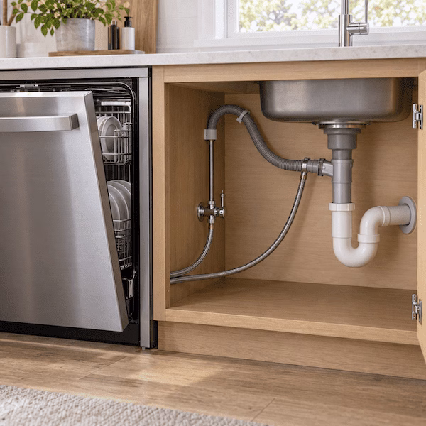 Hệ thống đường ống máy rửa bát gồm những gì?