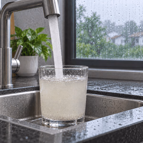 Nguyên Nhân Nước Máy Bị Đục Sau Mưa