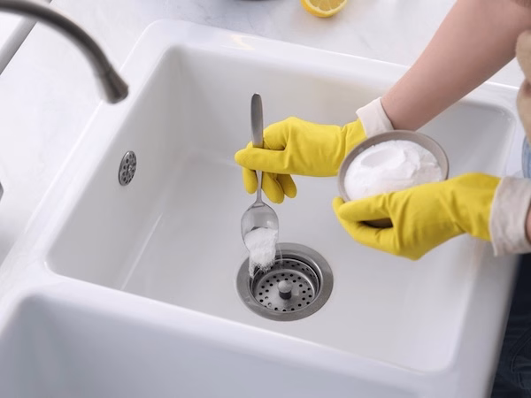 Làm sạch bồn rửa