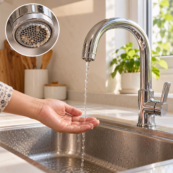 Đầu vòi nước yếu có phải do áp lực nước thấp?