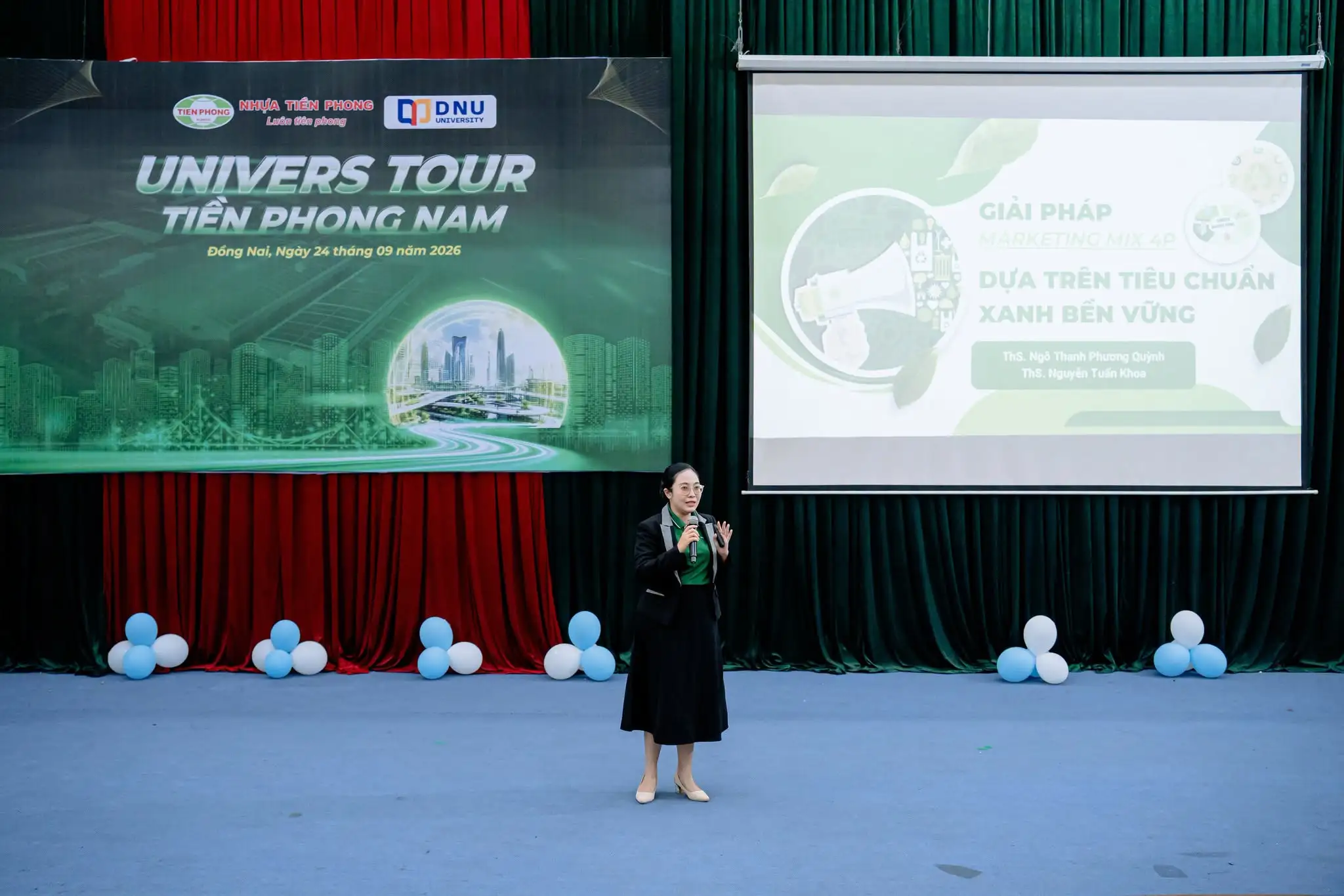 ThS. Ngô Thanh Phương Quỳnh chia sẻ về giải pháp tối ưu hóa Marketing Mix 4P dựa trên tiêu chuẩn xanh bền vững.